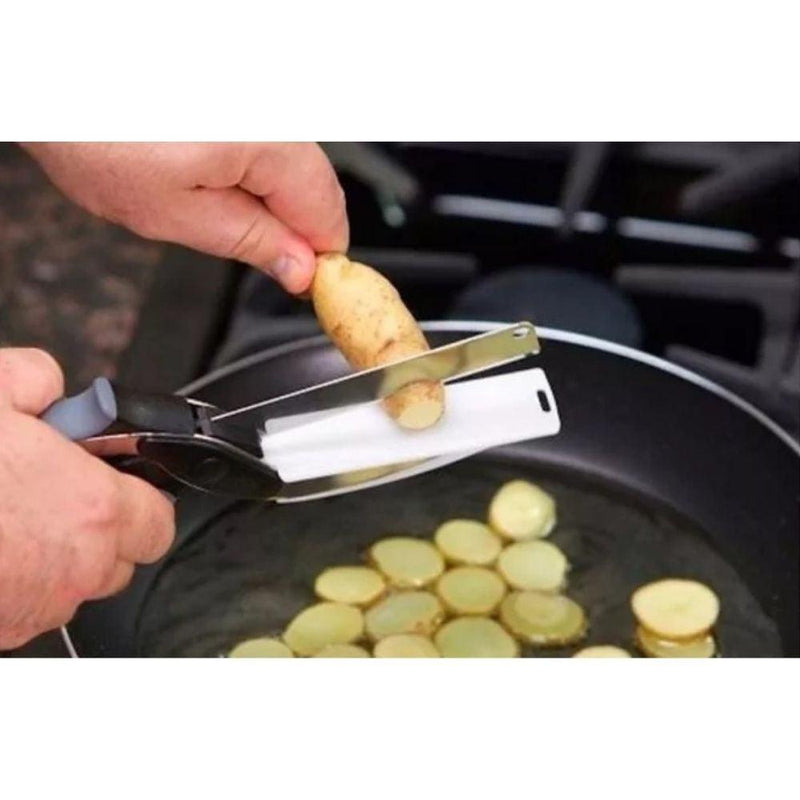 Multipurpose Cleaver Knife Scissors 2 In 1
