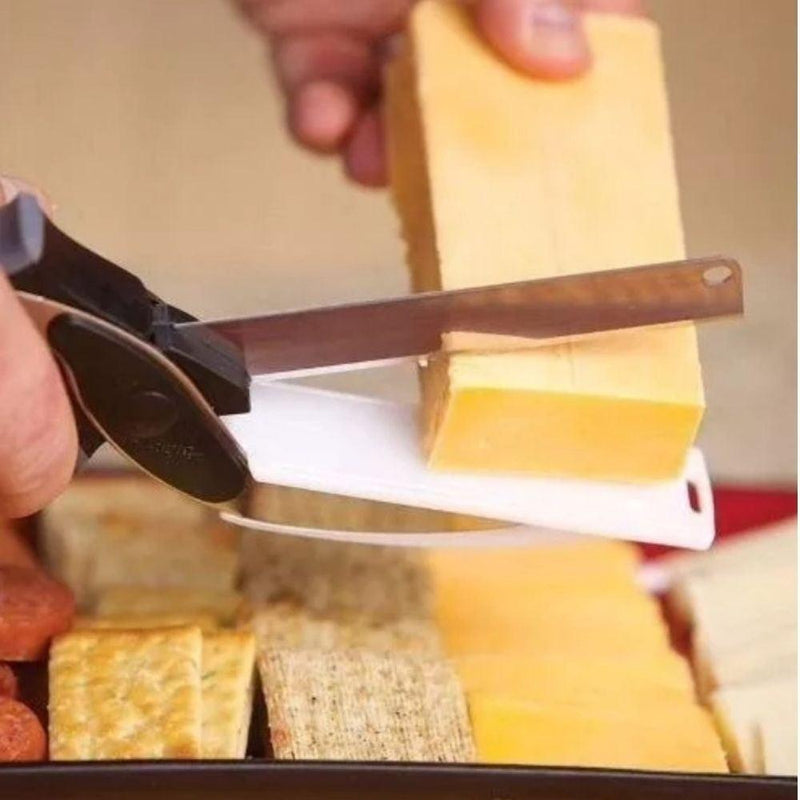 Multipurpose Cleaver Knife Scissors 2 In 1