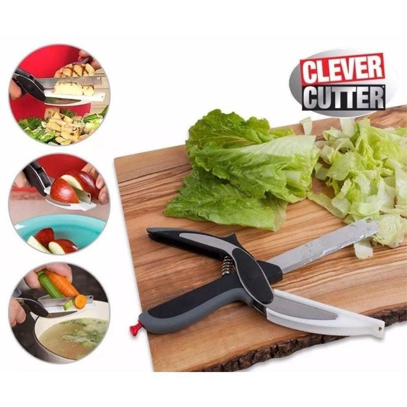 Multipurpose Cleaver Knife Scissors 2 In 1